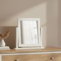 Modern Dressing Mirror - White Painted