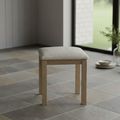 Modern Country Oak - Dressing Stool - Padded
