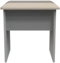 Milan Grey Dressing Padded Dressing Stool