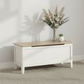 Marlow Blanket Box - White