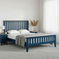 Marlow Slatted Bed - Blue - 5ft King Size
