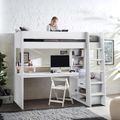 Blaze Gaming Highsleeper Bed - White