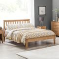Salerno Slatted Bed - Oak - Sizes Available