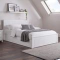 Maine Ottoman Storage Bed - White - Sizes Available