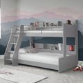 Domino Triple Sleeper Bed - Grey