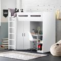 Hercules Highsleeper Bed - White