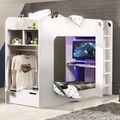 Impact Gaming Bunk Bed - White