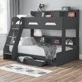 Orion Triple Sleeper Bed - Dark Grey