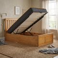 Phoenix Ottoman Storage Bed - 3ft Single - Oak