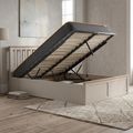 Phoenix Ottoman Storage Bed - 4ft 6in Double - Pearl Grey