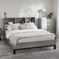 Bali Grey Oak Bookcase Bed - Sizes Available