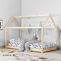 Kids House Bed - Pine