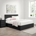 Oslo Ottoman Storage Bed - Black - Sizes Available