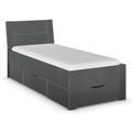 Rauch Aditio 3ft Single Bed - High Gloss Grey