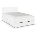 Rauch Aditio 4ft 6in Double Bed - High Gloss White