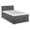 Rauch Aditio 4ft Small Double Bed - Metallic Dark Grey