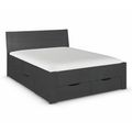 Rauch Aditio 5ft King Size Bed - High Gloss Grey