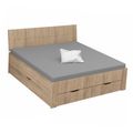 Rauch Aditio 6ft Queen Size Bed - Sonoma Oak
