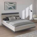 Rauch Sajo 5ft King Size Bed - Champagne and Metallic Dark Grey