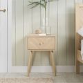 Herringford Bedside Table - 1 Drawer - Oak