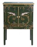 Meerut Green Fountain Design 2 Door Bedside Cabinet
