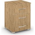 Rauch Aditio 3 Drawer Bedside Cabinet - Artisan Oak