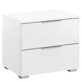 Rauch Alabama 2 Drawer Bedside Cabinet - Alpine White