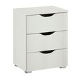Rauch Arnstein 3 Drawer Bedside Cabinet - Alpine White