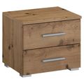 Rauch Base 2 Drawer Bedside Cabinet - Artisan Oak