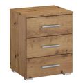 Rauch Base 3 Drawer Bedside Cabinet - Artisan Oak