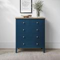 Marlow Chest of Drawers - 2+3 Drawer - Blue