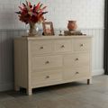 Modern Country Oak - Wide Chest of Drawers - 3+4 Drawer