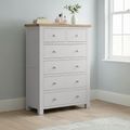 Lundy Chest - 2+4 Drawer - Grey Painted