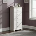 Cromwell Narrow Chest - 5 Drawer - Grey Painted