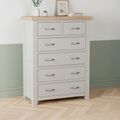 Wilmont Chest - 2+4 Drawer - Grey Painted
