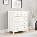 Maine Chest of Drawers - 3+2 Drawer - White