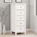 Maine Chest of Drawers - 5 Drawer - Tall - White