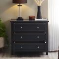 Maine Chest of Drawers - 3 Drawer - Small - Black