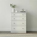 Pembroke White Gloss 4 Drawer Deep Chest