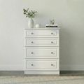 Pembroke White 4 Drawer Deep Chest