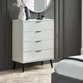 Alba Grey Chest of Drawers - 4 Drawer