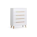 Alicia White 5 Drawer Midi Chest