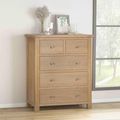 Hayley Chest - 2+3 Drawer - Oak