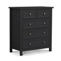 Maine Black 3+2 Drawer Chest