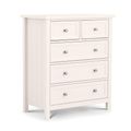 Maine White 3+2 Drawer Chest
