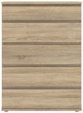 Nova Oak Effect 5 Drawer Chest
