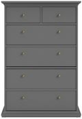 Paris Grey 2+4 Drawer Chest