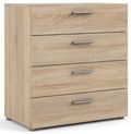 Pepe Oak Effect 4 Drawer Chest
