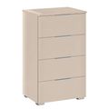 Rauch Alabama 4 Drawer Narrow Chest - Champagne