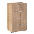 Rauch Alabama 4 Drawer Narrow Chest - Sonoma Oak